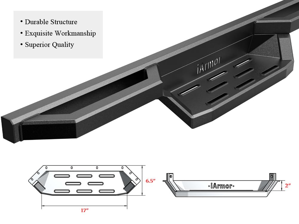 Drop Steps Running Boards Compatible with Toyota 4Runner 2014-2024 SR5 & 14-24 TRD Pro & 17-24 TRD Off-Road