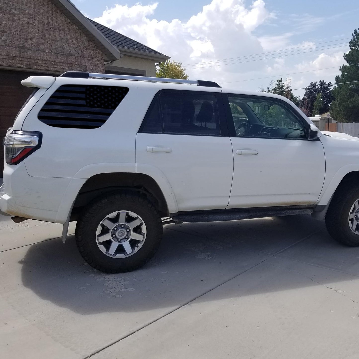 Rear Window American Flag Decal Fits Toyota 4Runner 5th Gen 2010-2025