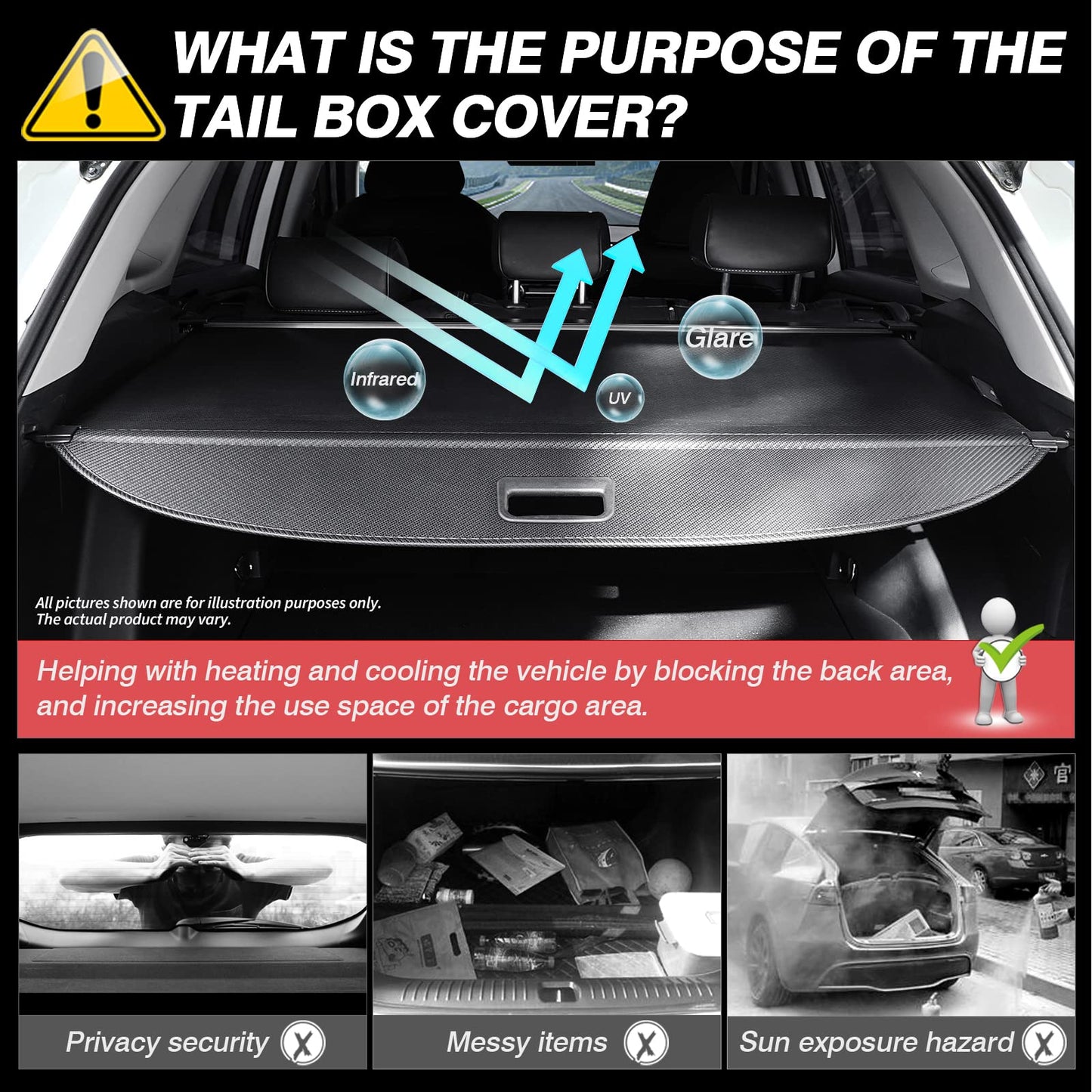 Retractable Cargo Cover for 2023 2024 2025 Kia Sportage