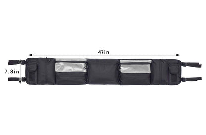 UTV Roll Cage Rear Storage Bag Gear Bags for Most Full Size UTVs, Polaris, Yamaha and Kawasaki UTVs - OMOTOR