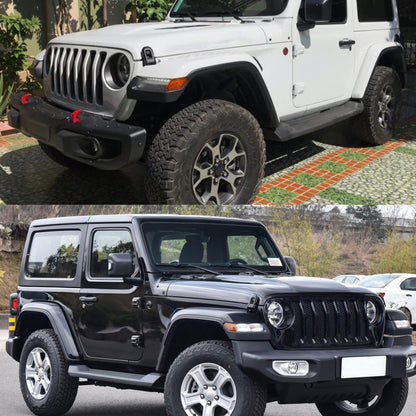 Running Boards Drop Side Steps Bars for 2007-2017 Jeep Wrangler JK 2 Door - OMOTOR