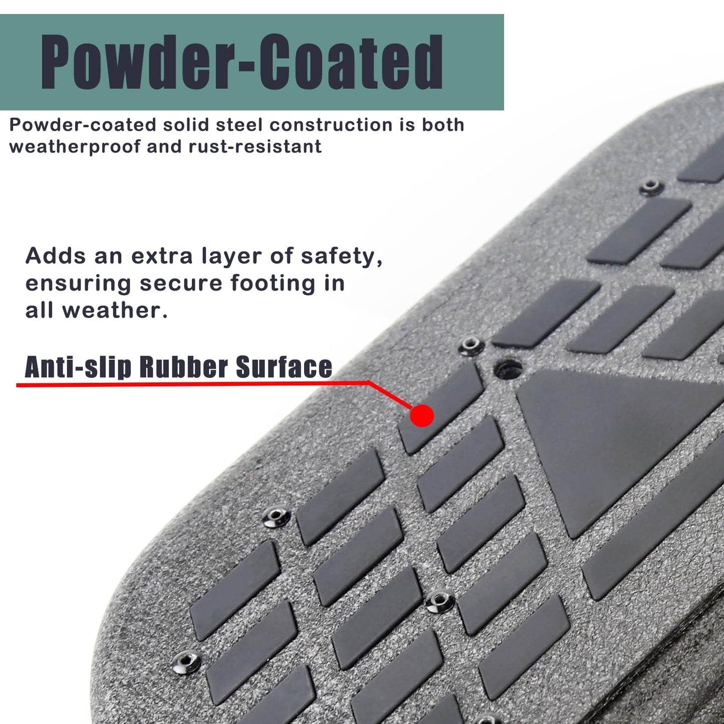 Universal 2 Inch Hitch Steps with Pin Lock for Car Vehicles SUV ATV