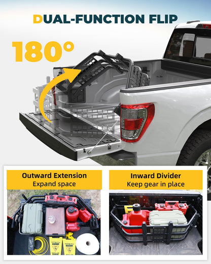 49.5" to 56.5" Adjustable Truck Bed Extender Fit for Toyota Tacoma 2016-2026