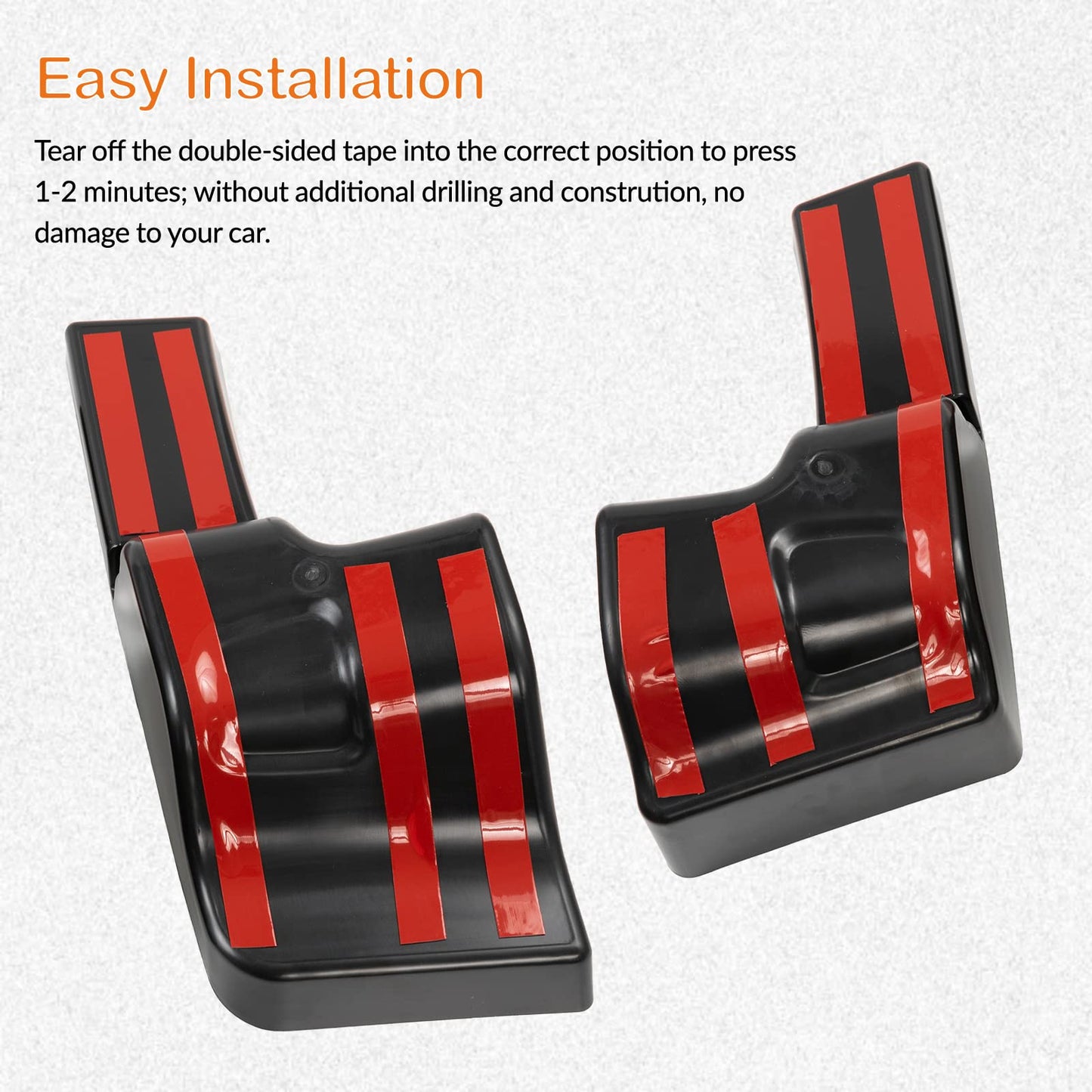 2Pcs Wheel Well Storage for 2018-2026 Jeep Wrangler JL JLU 4-Door (Not Applicable to 2-Door JL Models)