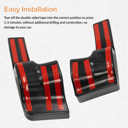 2Pcs Wheel Well Storage for 2018-2026 Jeep Wrangler JL JLU 4-Door (Not Applicable to 2-Door JL Models)