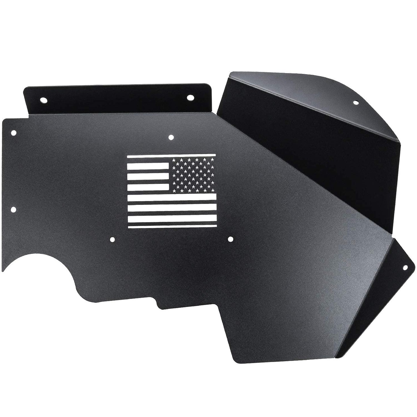 Black Inner Fender Liner Compatible with Wrangler 2007-2018 JK JKU & Unlimited 2/4 Doors - OMOTOR