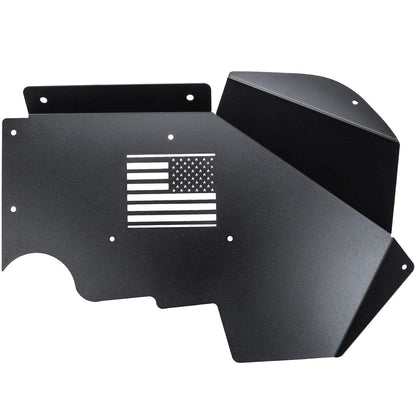Black Inner Fender Liner Compatible with Wrangler 2007-2018 JK JKU & Unlimited 2/4 Doors - OMOTOR