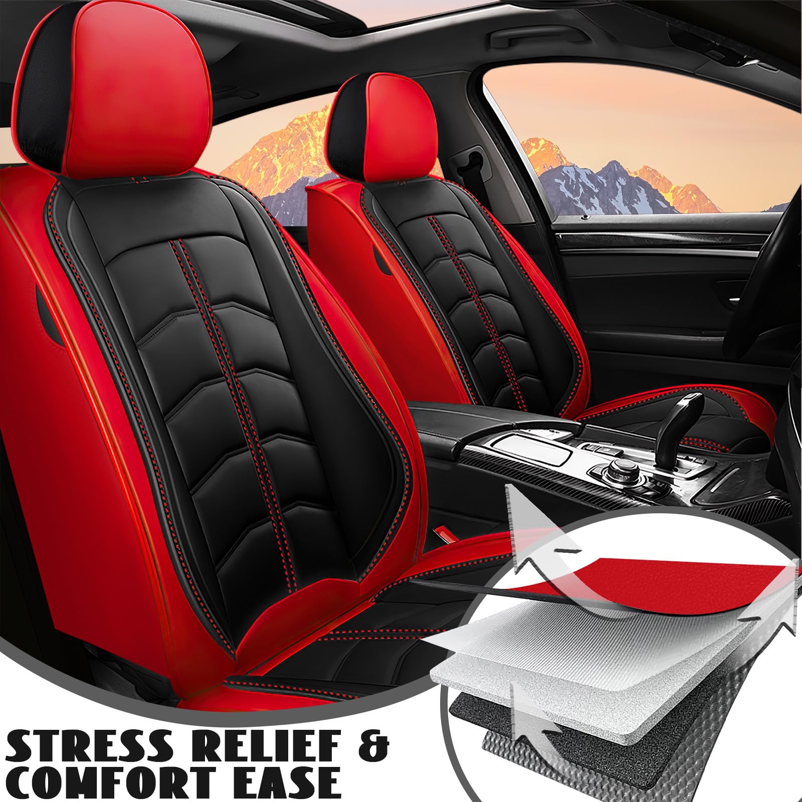 5 Car Seat Covers for Ford Bronco 2021-2025 - OMOTOR
