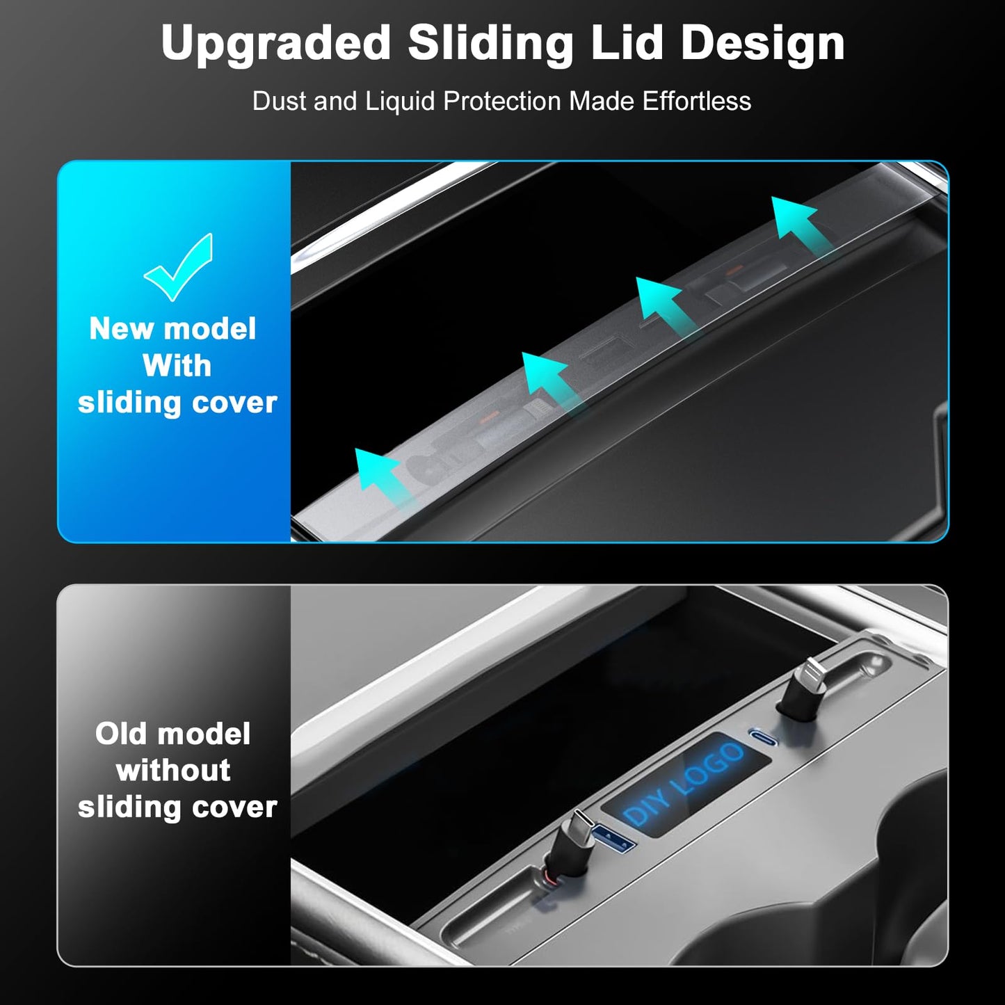 Fast Phone Charger for Model Y/3 Accessories 2021-2024 (Not Fit Model 3 2024)