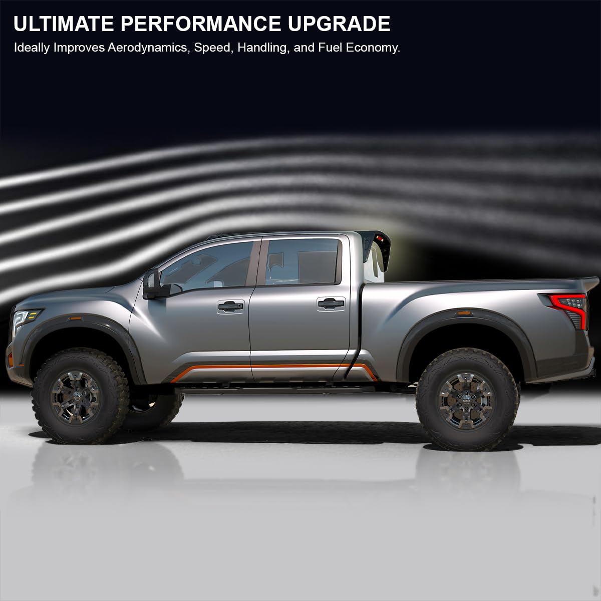 ABS Cab Roof Spoiler For 2016-2022 Toyota Tacoma - OMOTOR