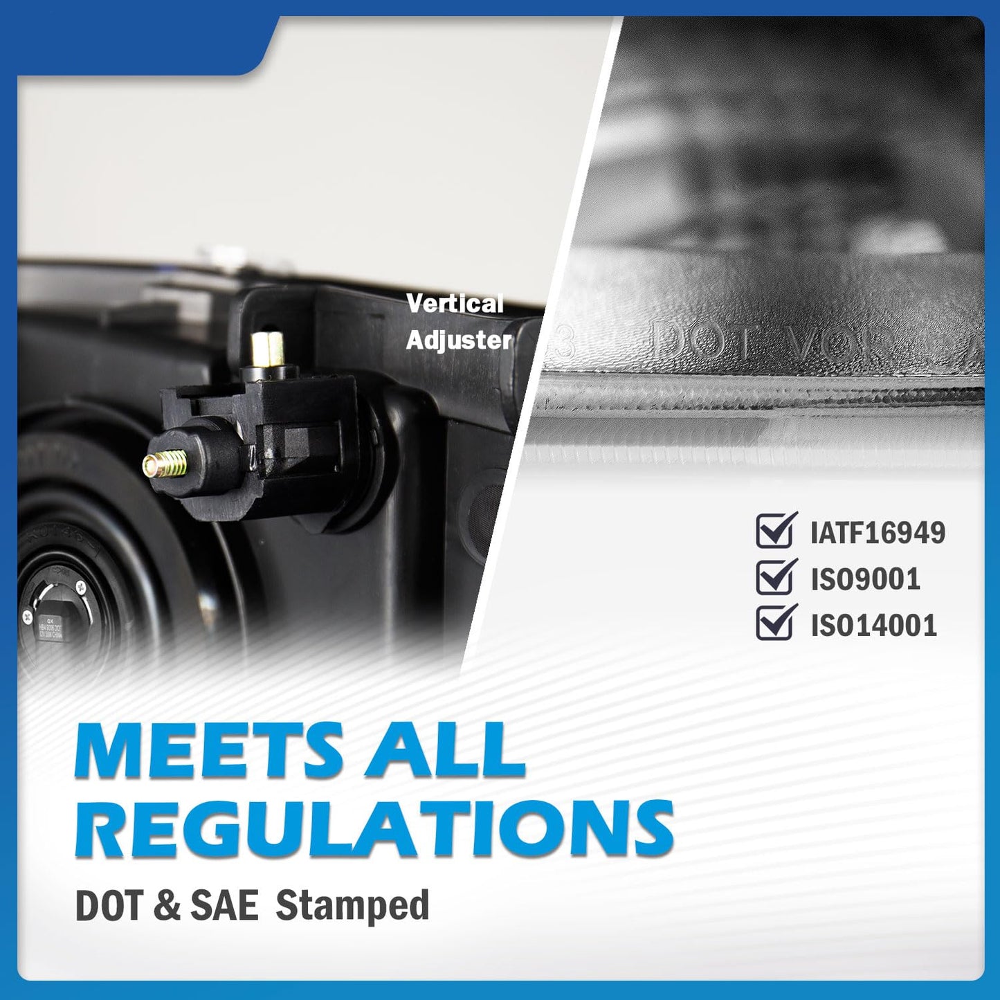 Headlights for 03-07 Chevy Silverado1500/2500/3500/1500HD/2500HD,03-06 Avalanche 1500/2500 Pickup