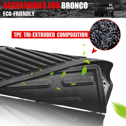 Rear Seat Back Cover Backrest Protector with Dog Seat Liner for Ford Bronco 2/4 Door 2021 - 2026