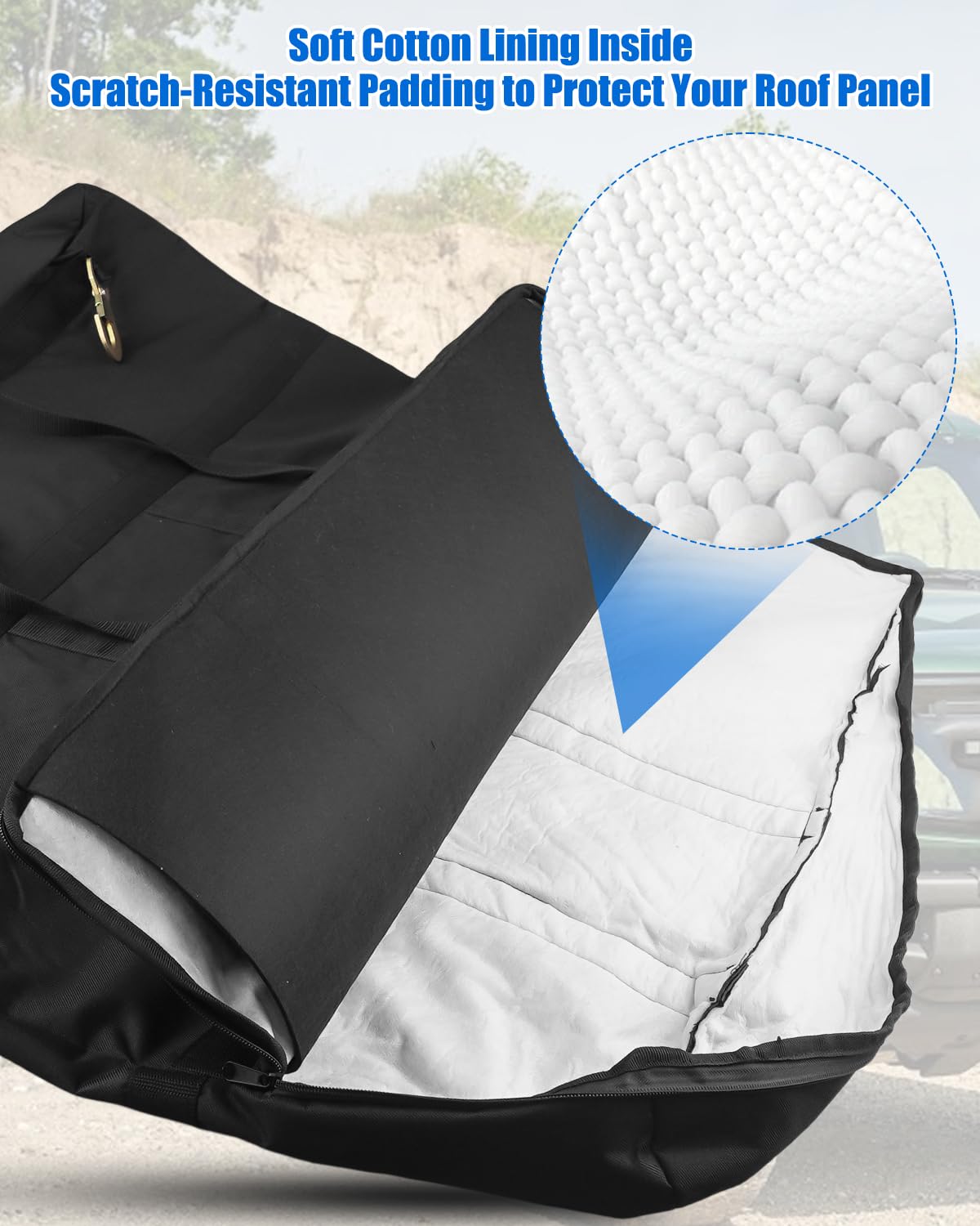 Hard Top Storage Bag Compatible with Ford Bronco 2/4 Door 2021-2025 - OMOTOR