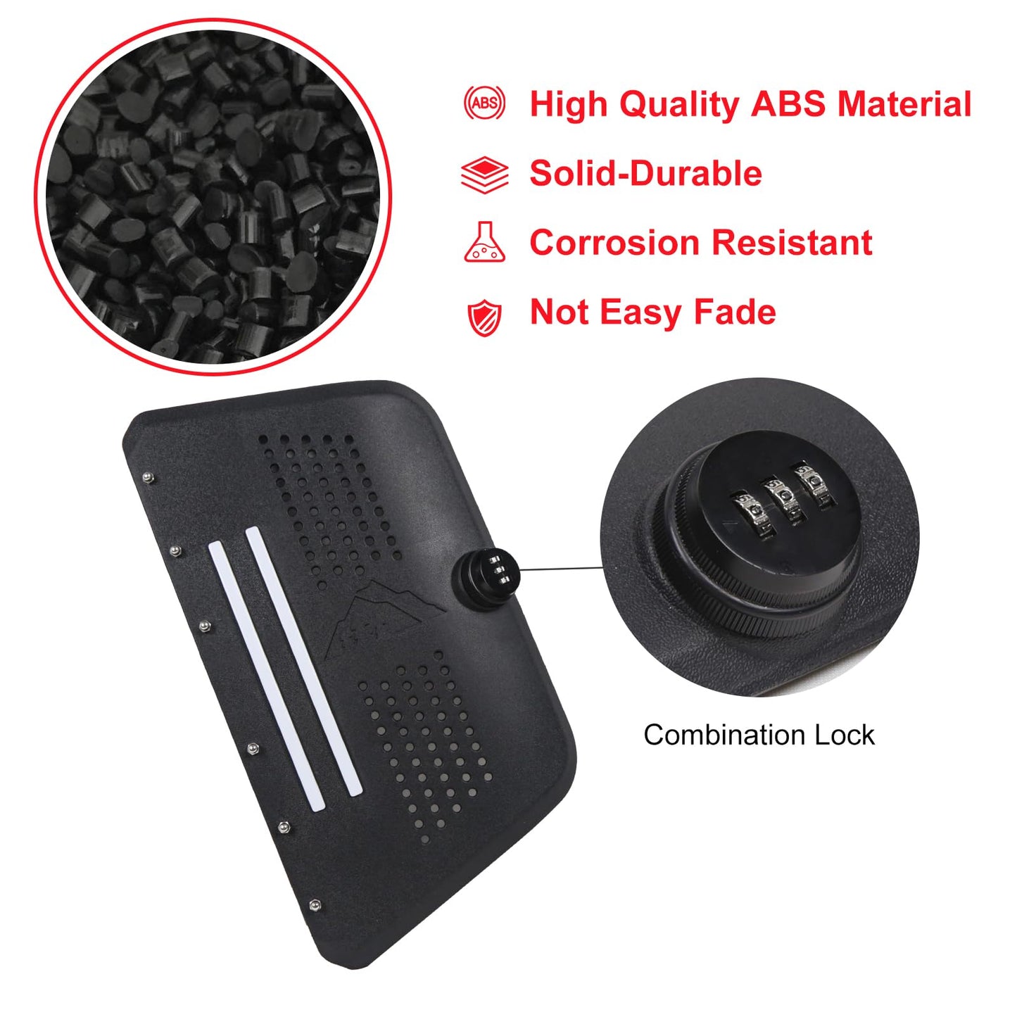 Tailgate Table Storage Lock Box For 21-24 Ford Bronco 2/4 Doors