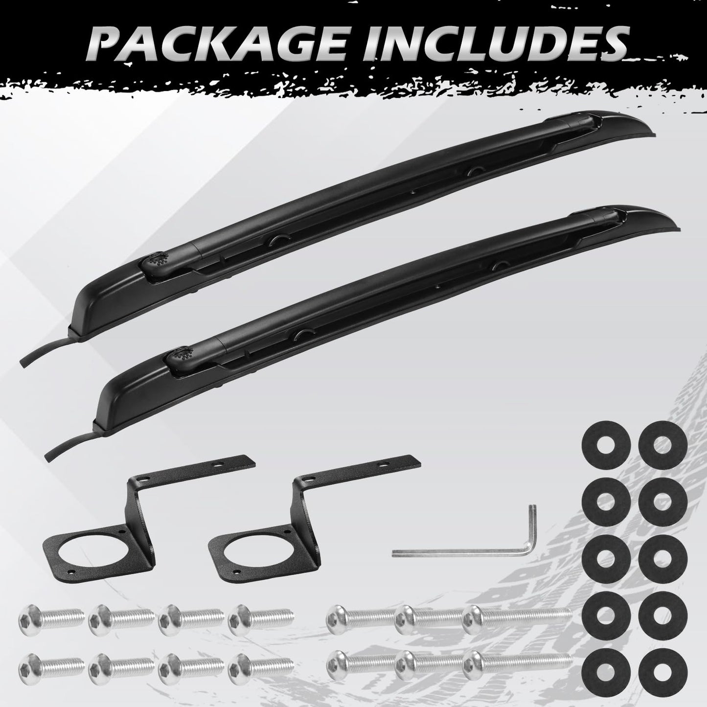 165LBS Roof Rack Cross Bar Fit for Toyota Tacoma 2005-2023
