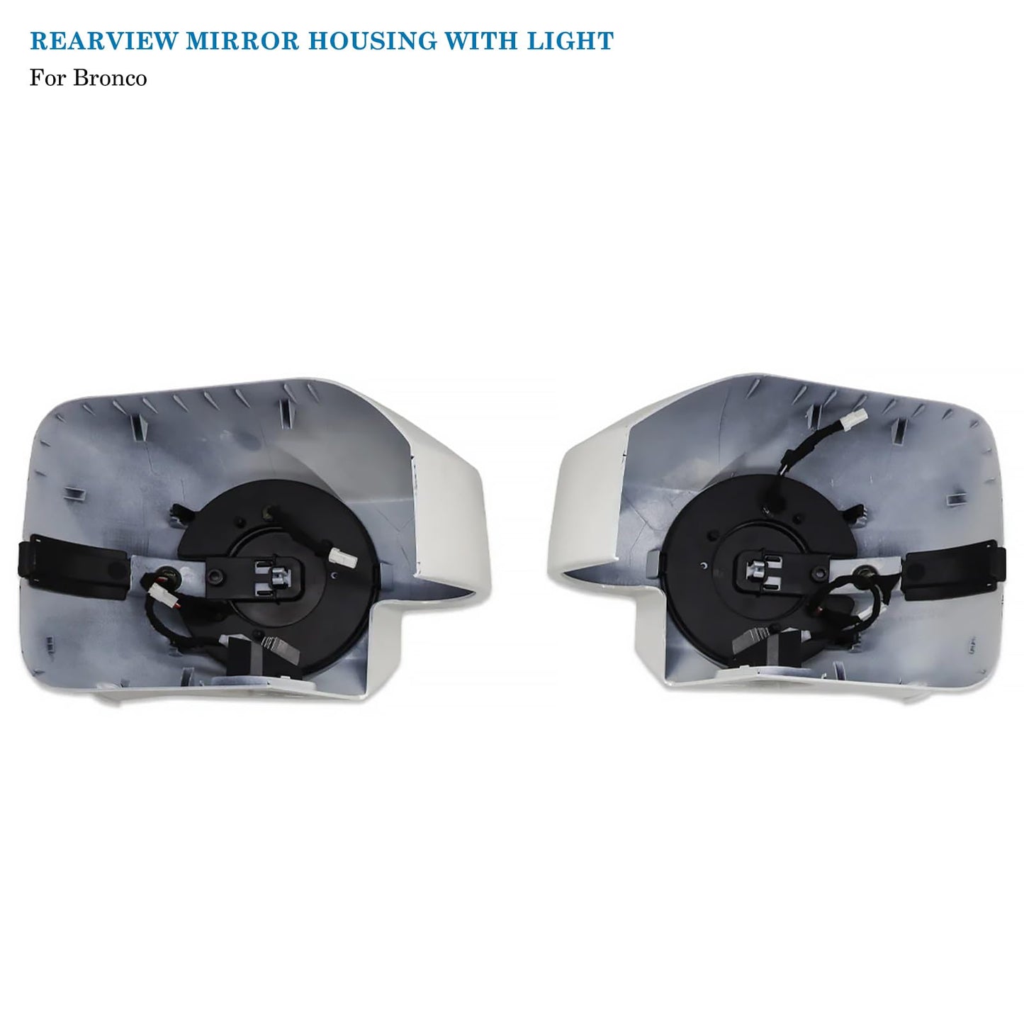 Rearview Mirror Cover Compatible with 2021-2023 Bronco 2/4 Door (Not Sport)