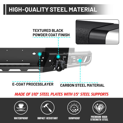 Heavy Duty Offroad Rear Bumper for Ford Ranger 2024 - 2026