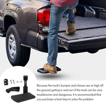 Folding Bed Step Compatible with Tacoma 2012 -2023