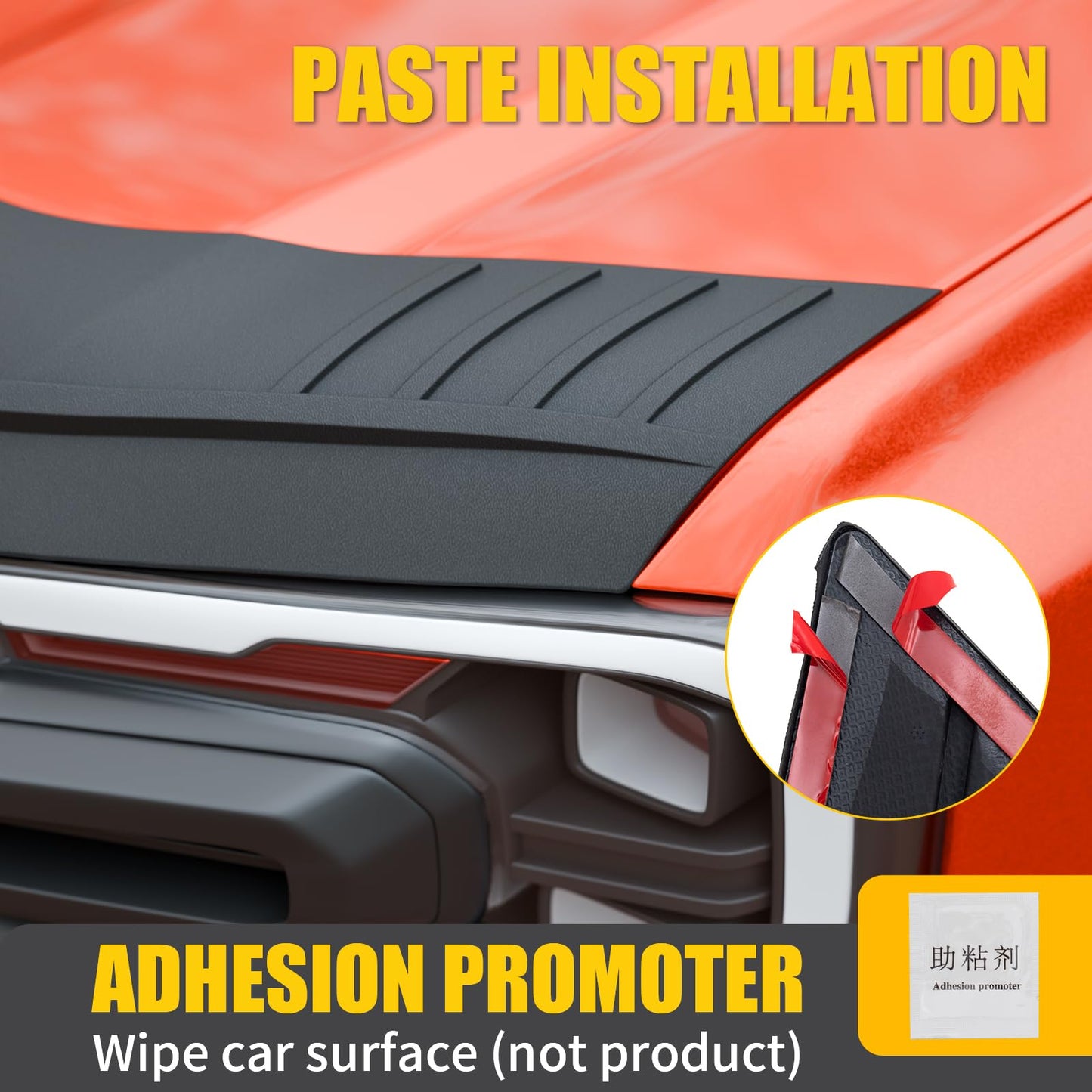 TPE Hood Protector Compatible with 2024-2026 Ford Ranger