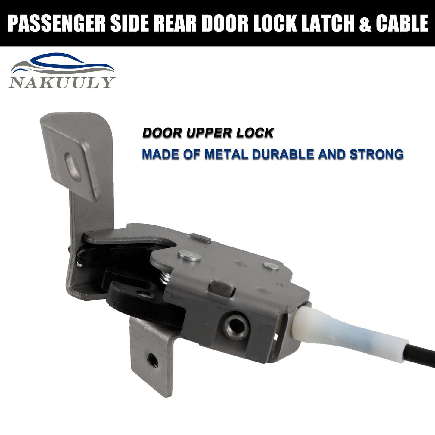 Rear Door Latch Lock Cable Assembly Compatible with F-250 F-350 F-450 F-550
