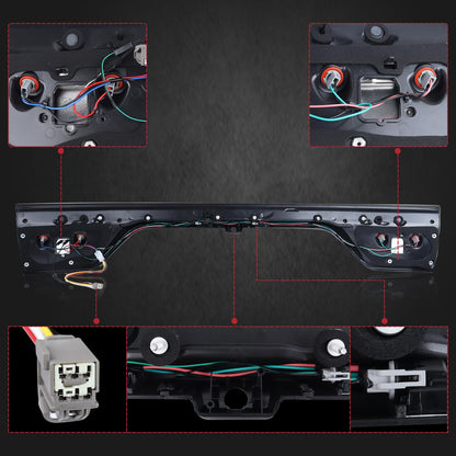 LED Liftgate Center Tail Light for 2014-2023 Dodge Durango – Rear Lamp with Camera Hole - OMOTOR