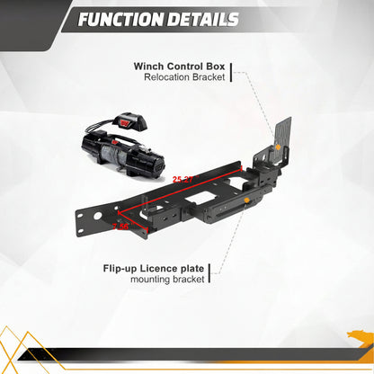 Winch Mount Plate for 2024-2026 Toyota Land Cruiser