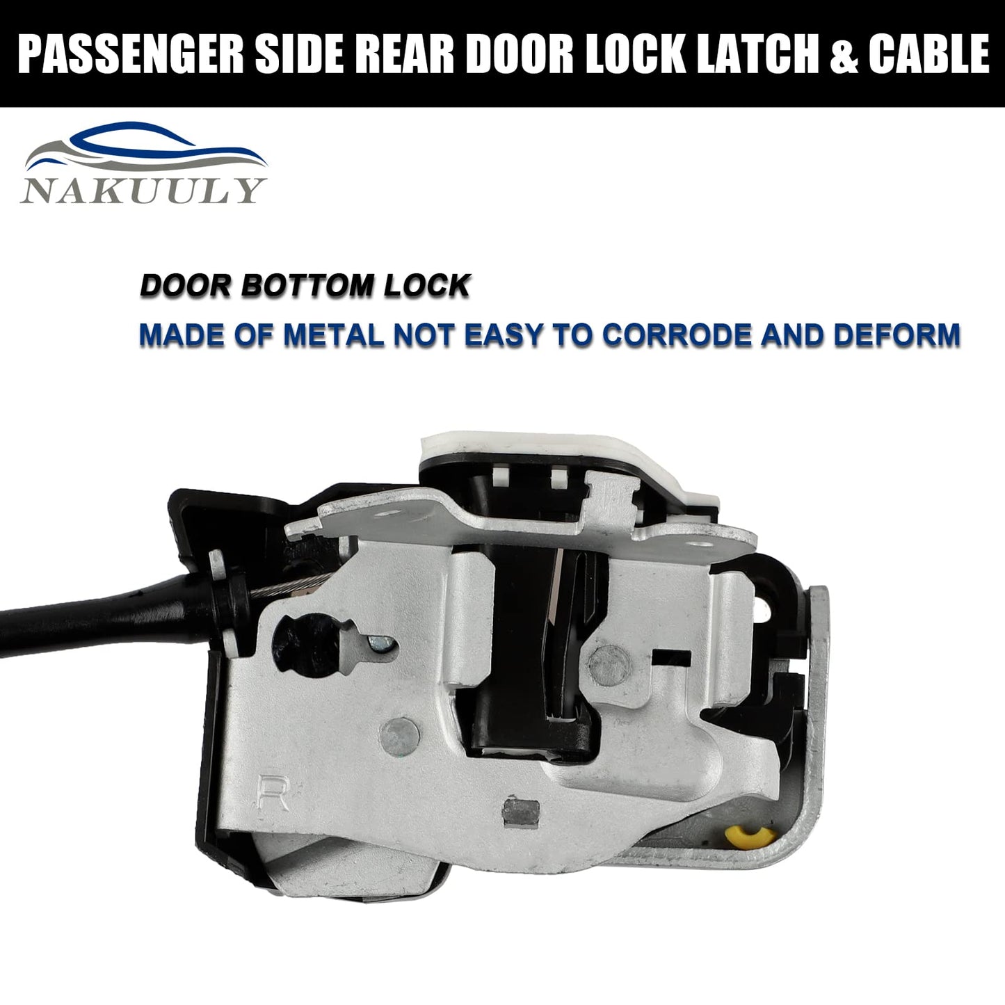 Rear Door Latch Lock Cable Assembly Compatible with F-250 F-350 F-450 F-550