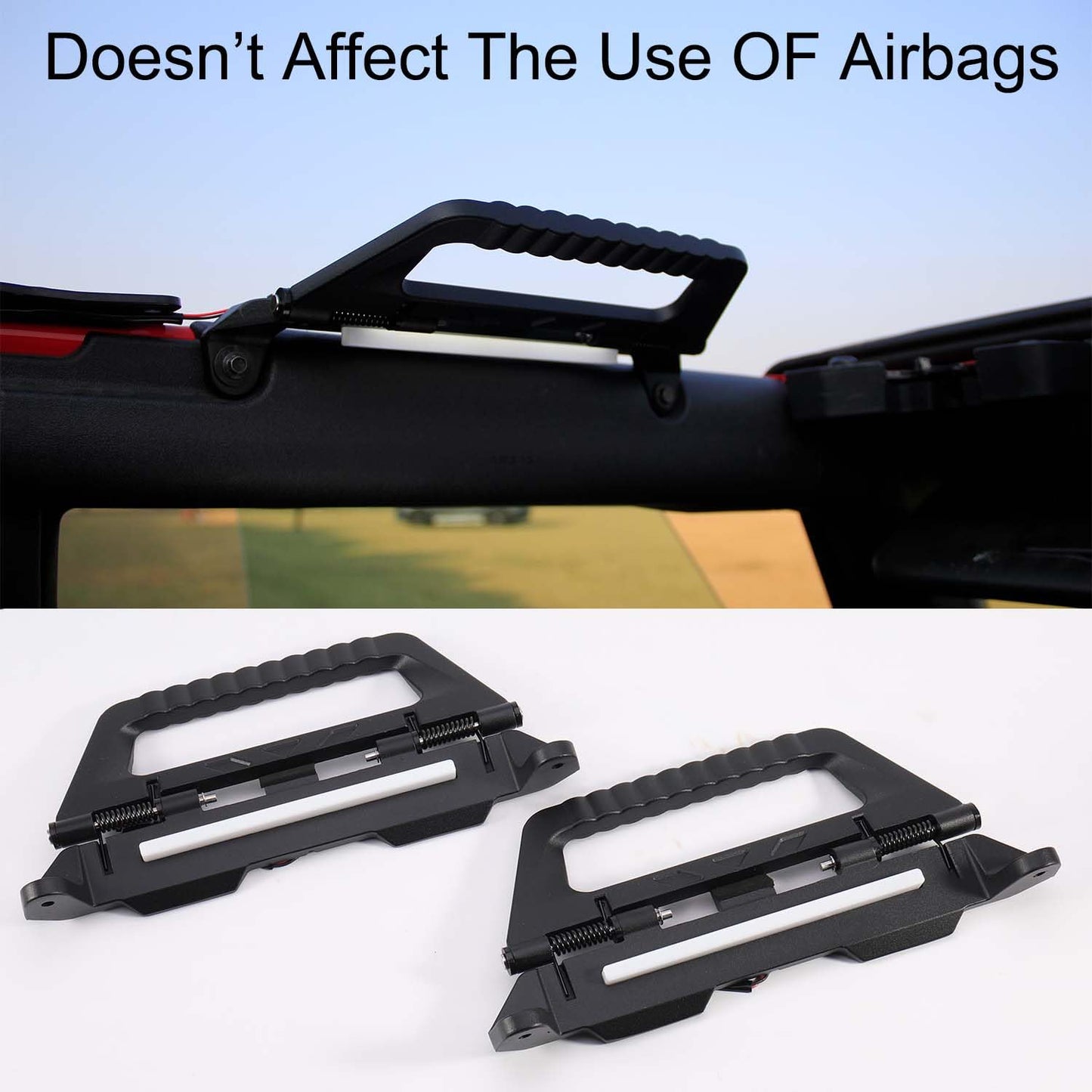 Aluminum Grab Handles with Demo Light Kit for Ford Bronco 2021-2025 2/4-Door (NOT for Bronco Raptor)