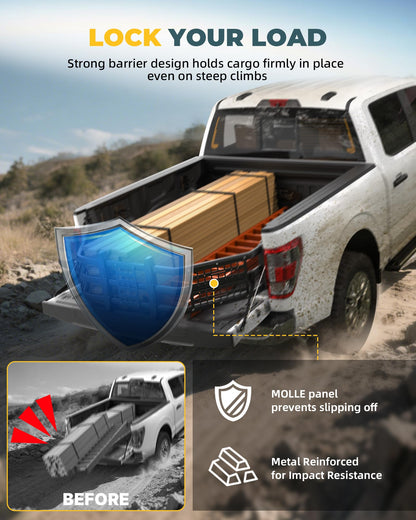 49.5" to 56.5" Adjustable Truck Bed Extender Fit for Toyota Tacoma 2016-2026