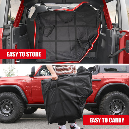 2 Pcs Front Door Storage Bag for Ford Bronco 2021-2026 4-Door