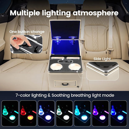 Rear Center Console For Car Minivan Van Truck - OMOTOR