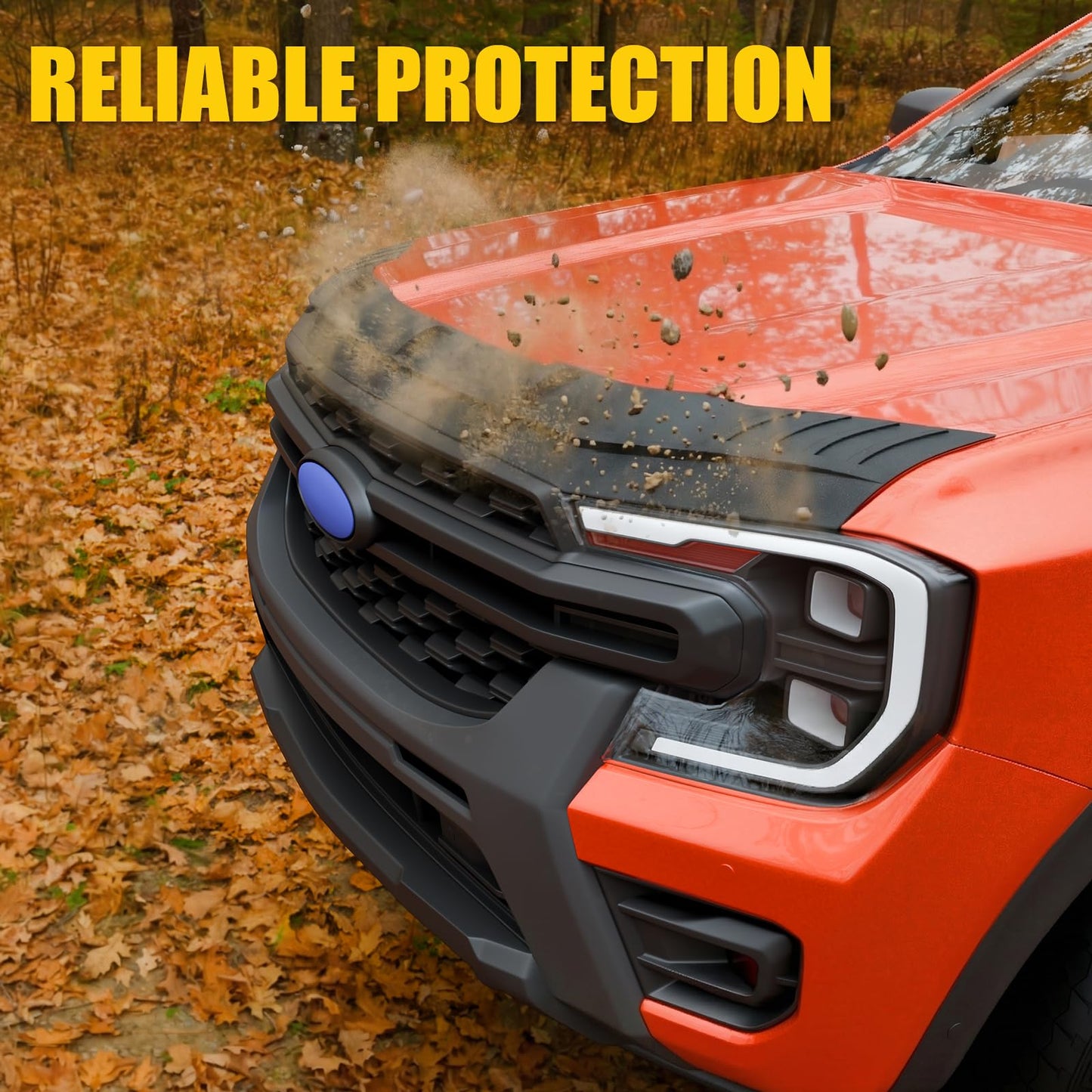 TPE Hood Protector Compatible with 2024-2026 Ford Ranger