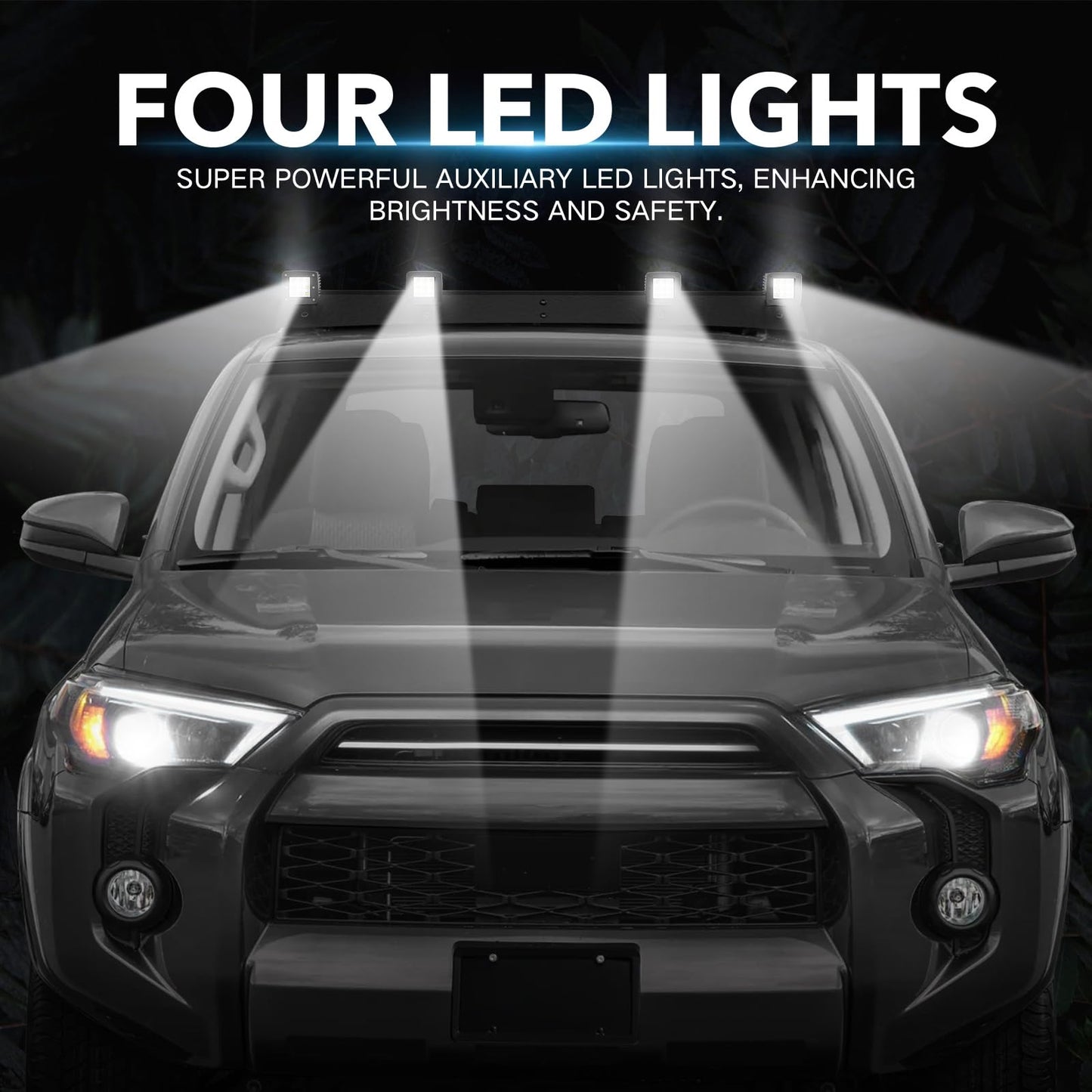 Roof Rack with Led Light for Toyota 4Runner 5th Gen 2010 -2024