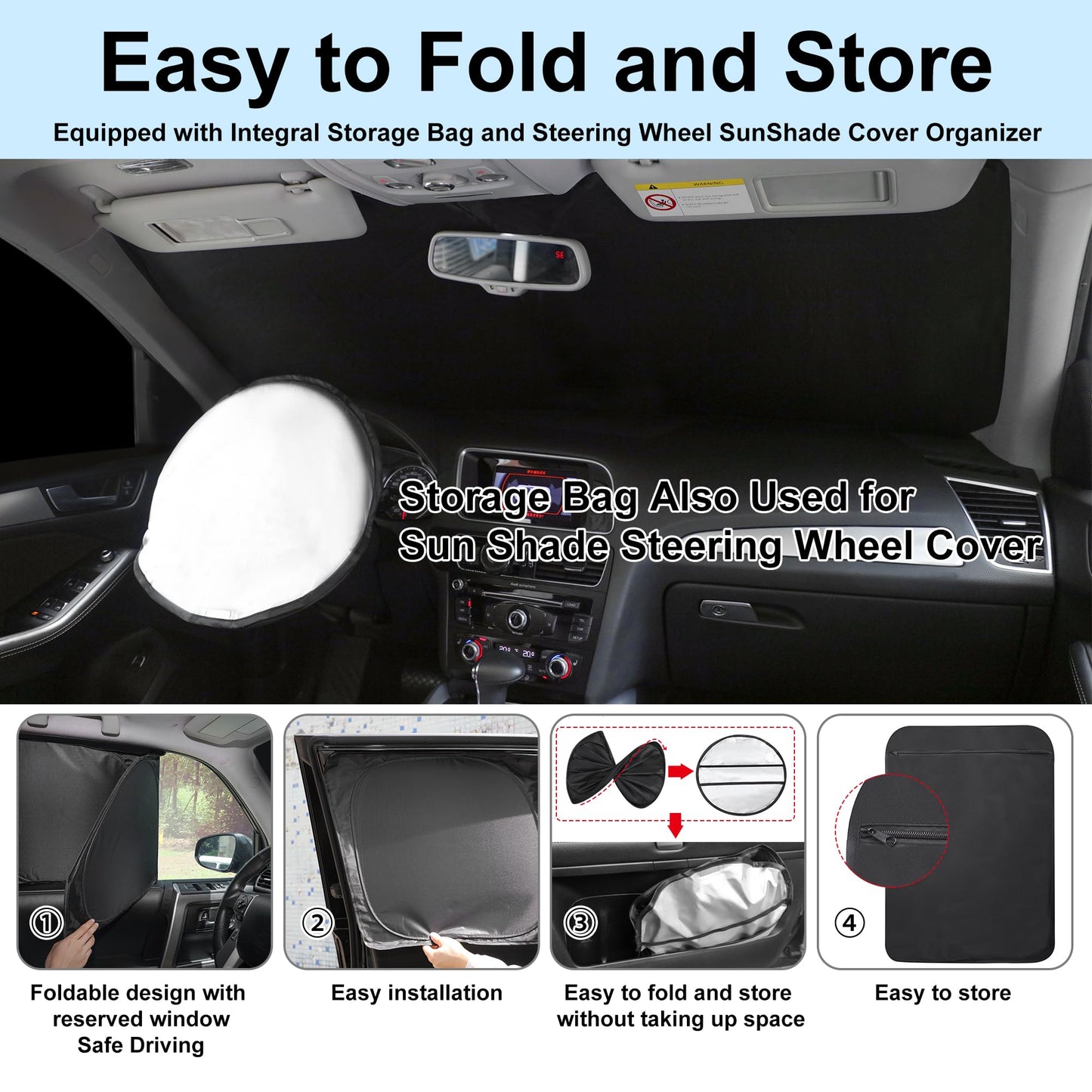8PCS Window Shades for 2010-2024 Toyota 4Runner 5th Gen
