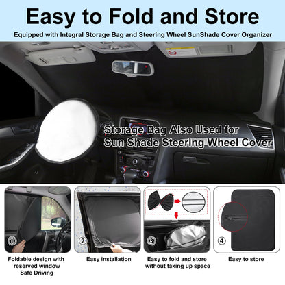 8PCS Window Shades for 2010-2024 Toyota 4Runner 5th Gen