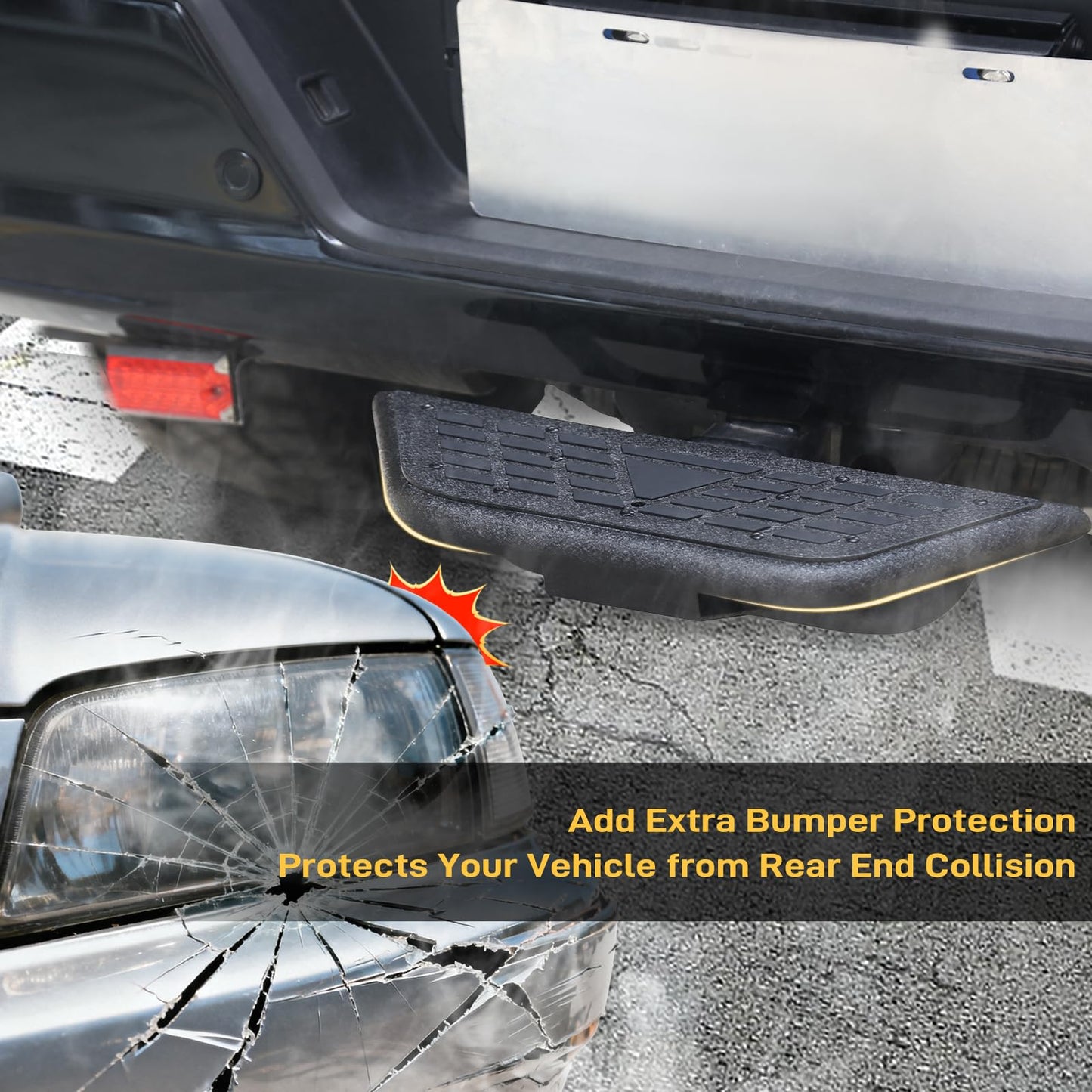 Universal 2 Inch Hitch Steps with Pin Lock for Car Vehicles SUV ATV