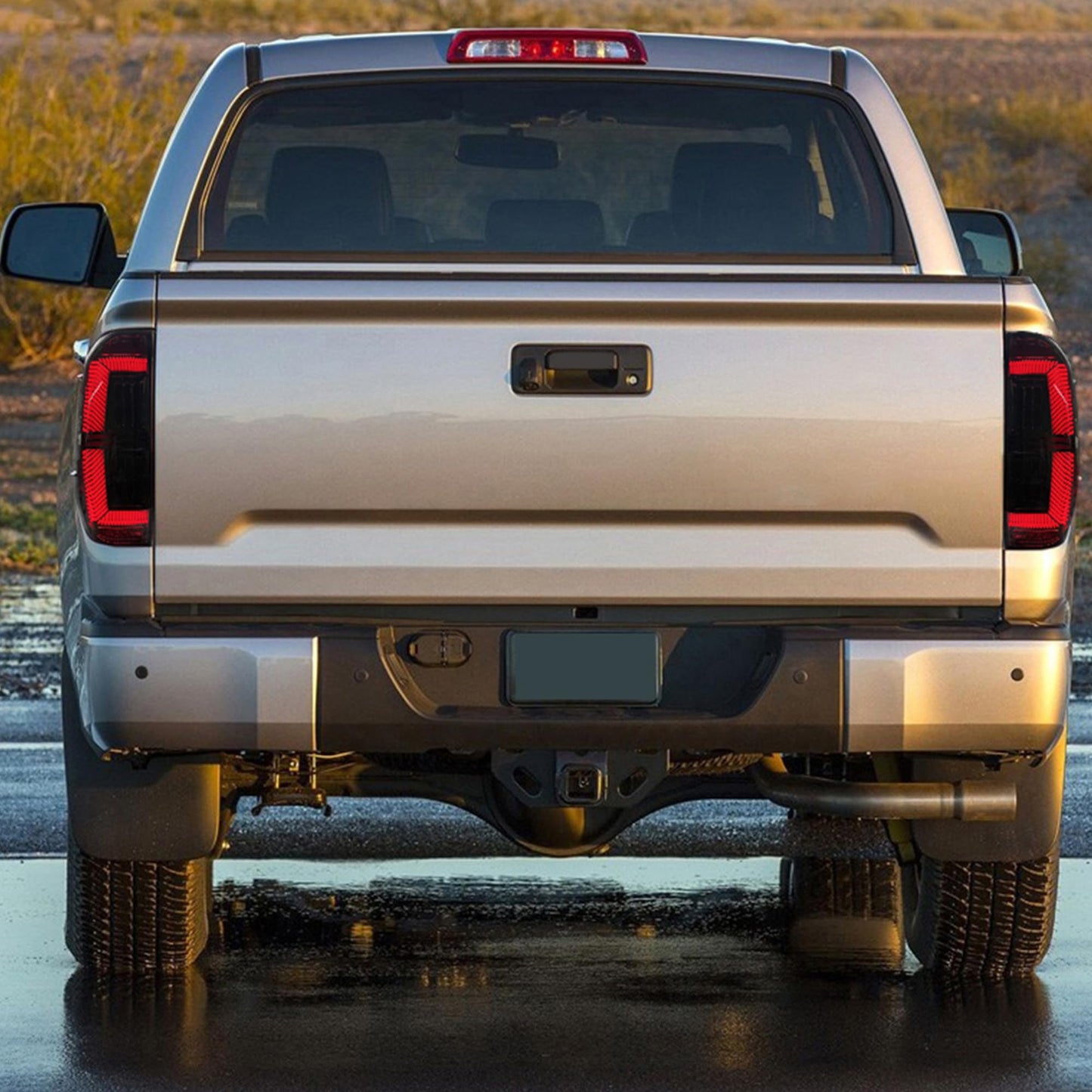 Smoke Tail Lights Compatible with 2nd Gen Tundra 2014-2021 All Models