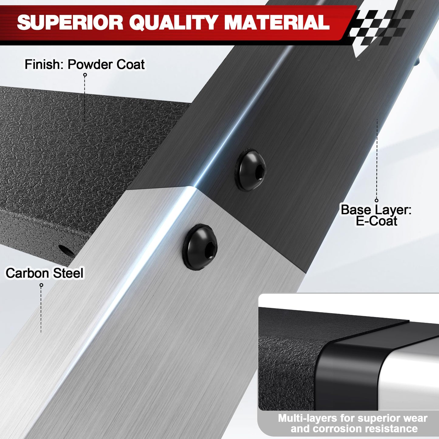 Roof Rack Compatible for Toyota Land Cruiser Prado LC250 2024-2025 / Lexus GX550 2024-2025