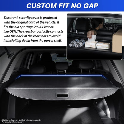 Retractable Cargo Cover for 2023 2024 2025 Kia Sportage