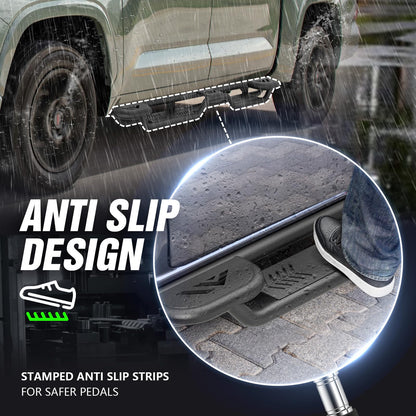 Running Boards Side Steps Compatible with 2022 - 2026 Toyota Tundra CrewMax Cab