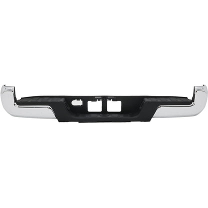 Rear Steel Step Bumper Assembly for 2016-2023 Toyota Tacoma without Park Sensor Holes