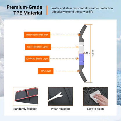 TPE Hood Protector Compatible with 2024-2026 Toyota Land Cruiser