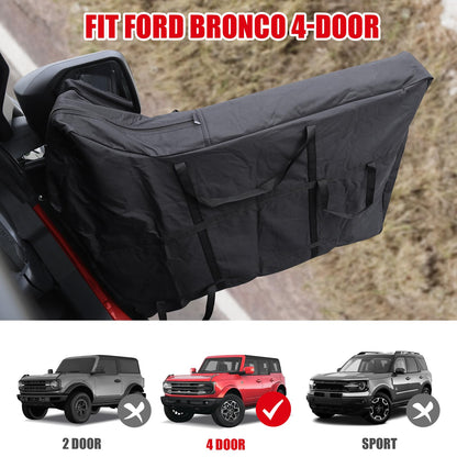 2 Pcs Front Door Storage Bag for Ford Bronco 2021-2026 4-Door