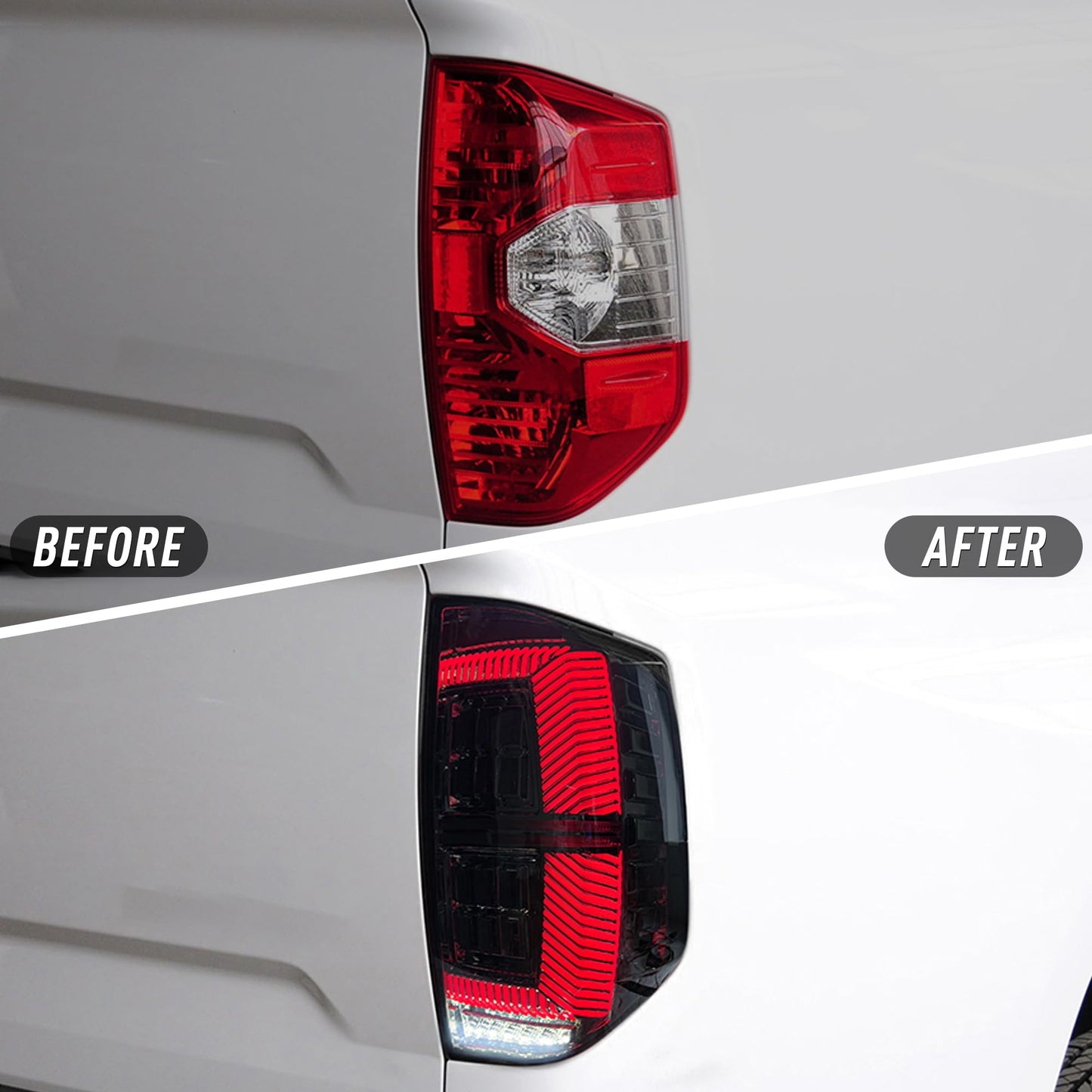 Smoke Tail Lights Compatible with 2nd Gen Tundra 2014-2021 All Models