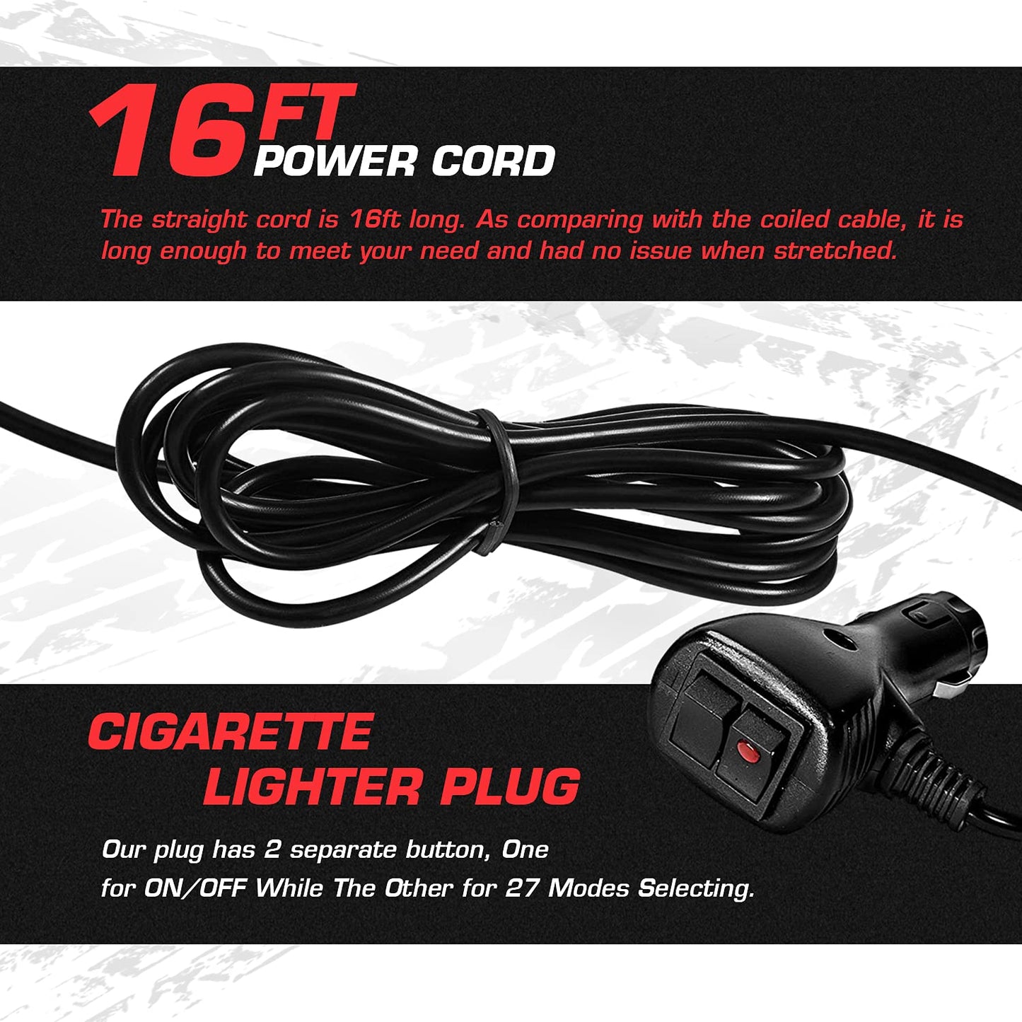 Aluminum Double Side  37.5'' 78 LED Strobe Light Bar w/Magnetic Base for Safety Construction Plow Truck Vehicles