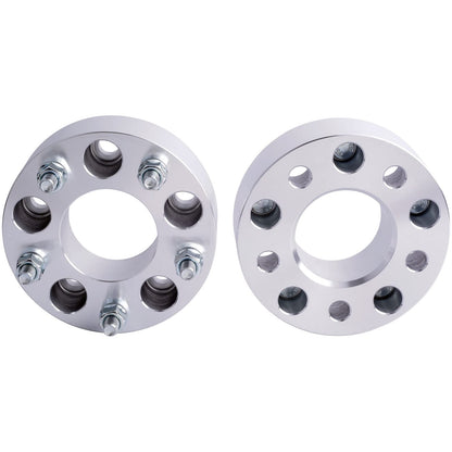 4PC 2Inch Black Hubcentric Wheel Spacers Compatible with Jeep Wrangler JK 2007-2018 (Not JL) | 1999-2010 WJ WK Grand Cherokee | 2006-2010 XK Commander - OMOTOR