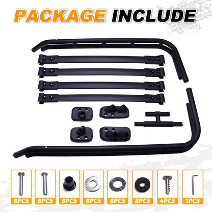 Roof Rack Basket Compatible with 2010-2024 Toyota 4Runner Sport Utility 4-Door