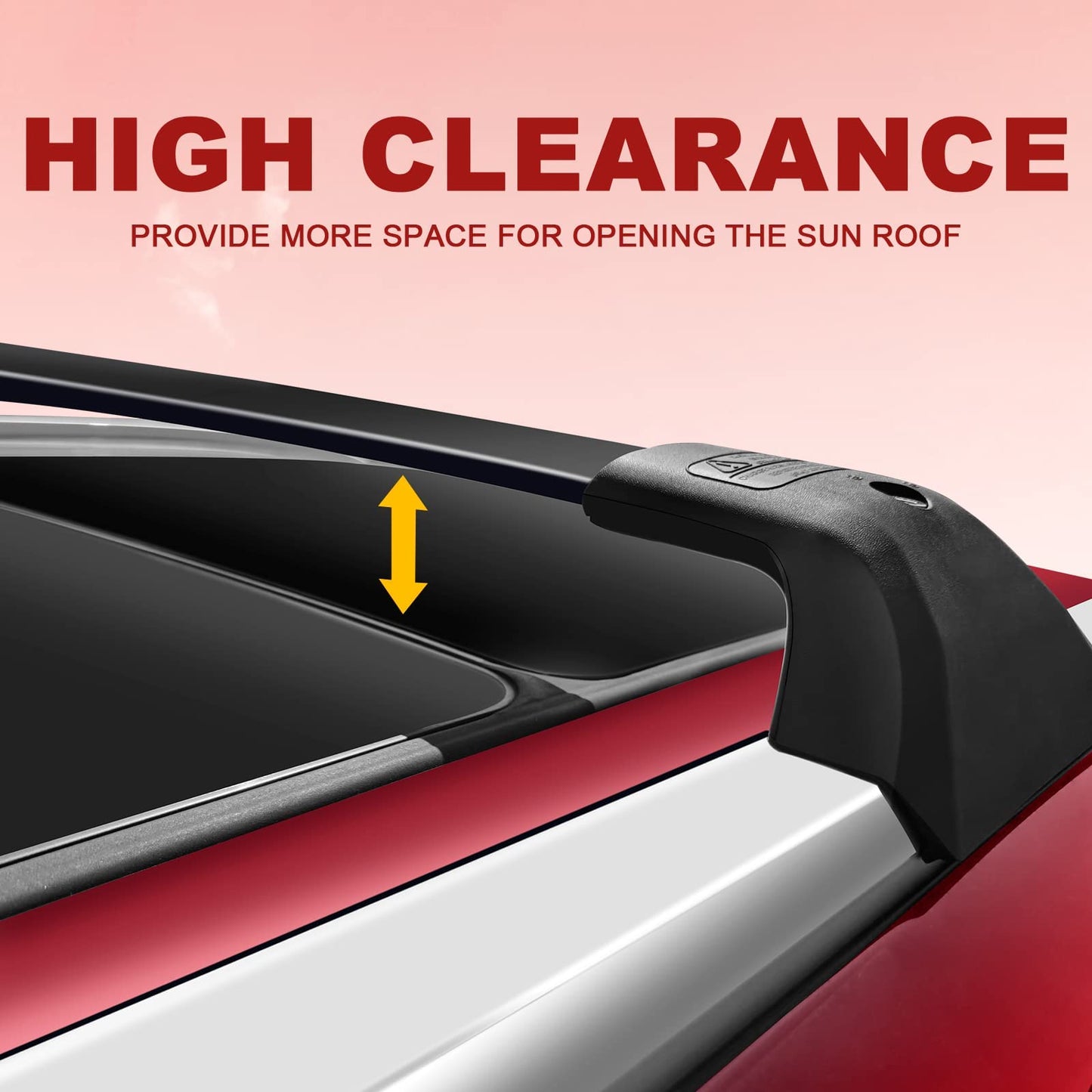 Lockable 260lbs Cross Bars Roof Racks Fit for Toyota Highlander 2020-2026 XLE Limited Platinum Hybrid(NOT for L/LE/LE Hybrid)