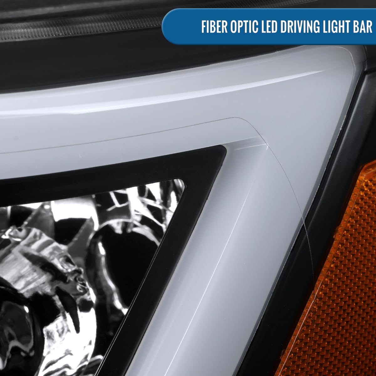 Chevy Colorado LED Tube Headlights Assembly Pair