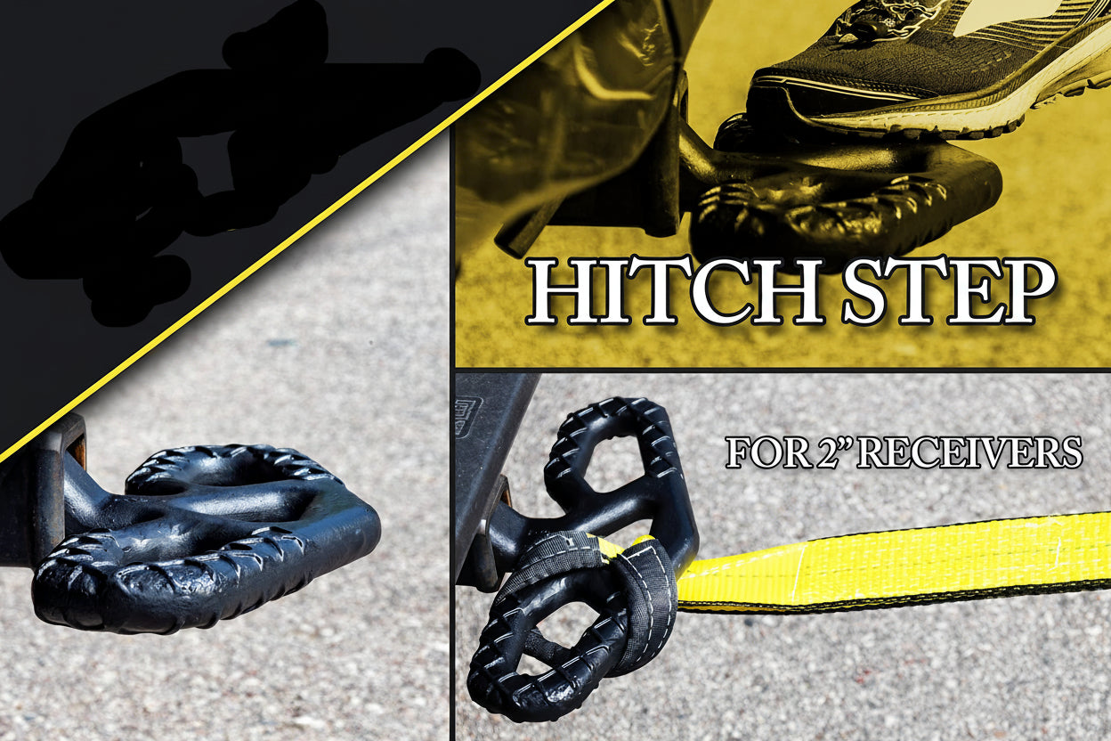 Universal Hitch Bumper Guard is Compatible with Jeep, Ford, Toyota Vehicles with 2 inch receivers